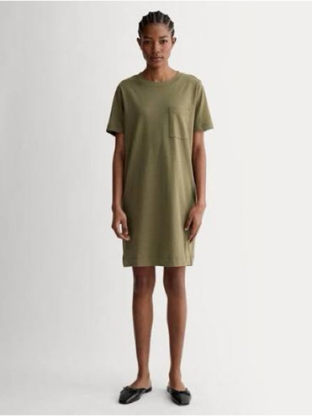 Everlane, organic cotton weekend Pocket T-Shirt Dress